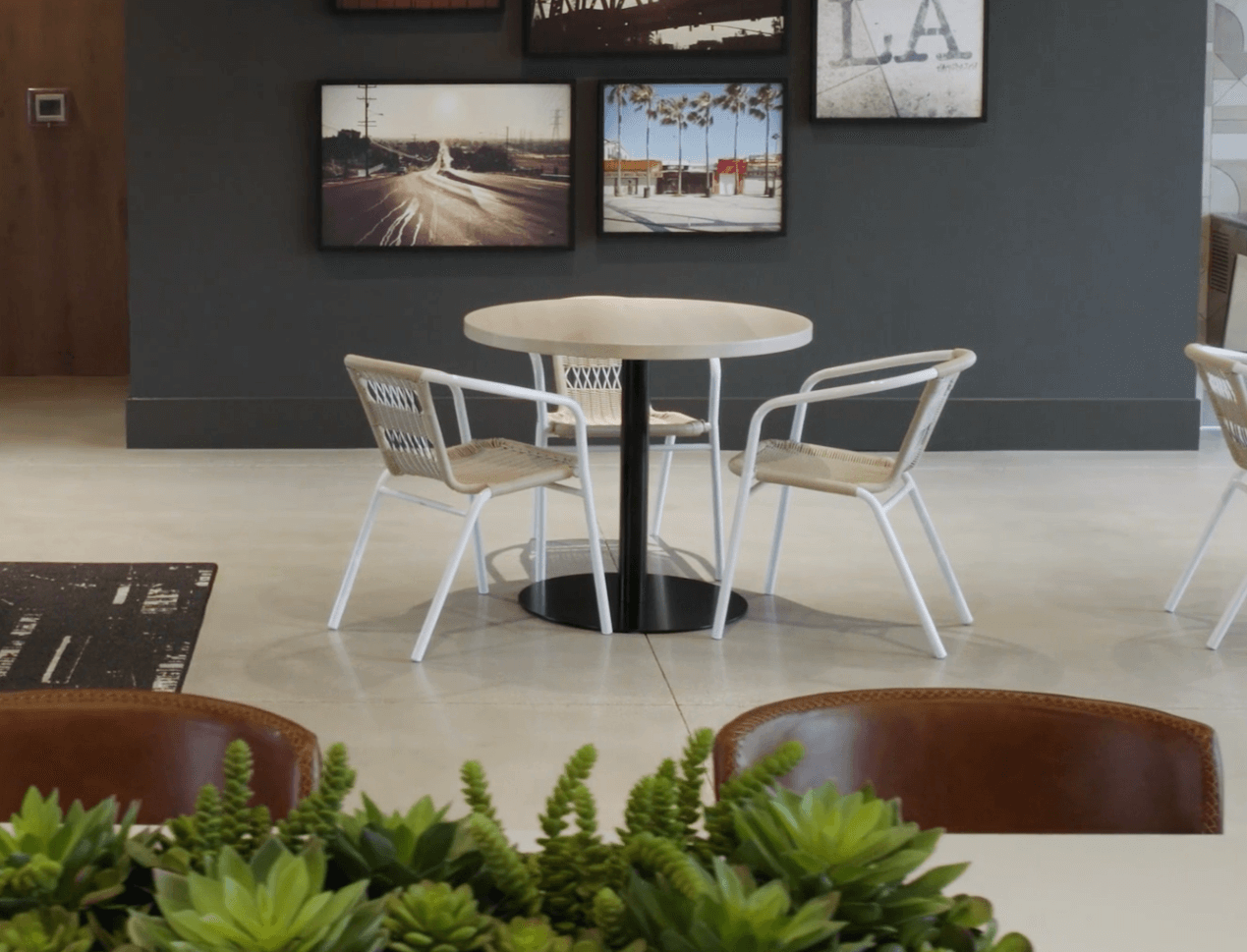 White Table Set