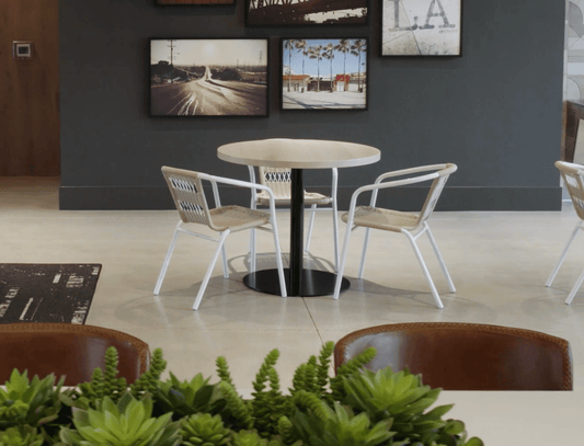 White Table Set